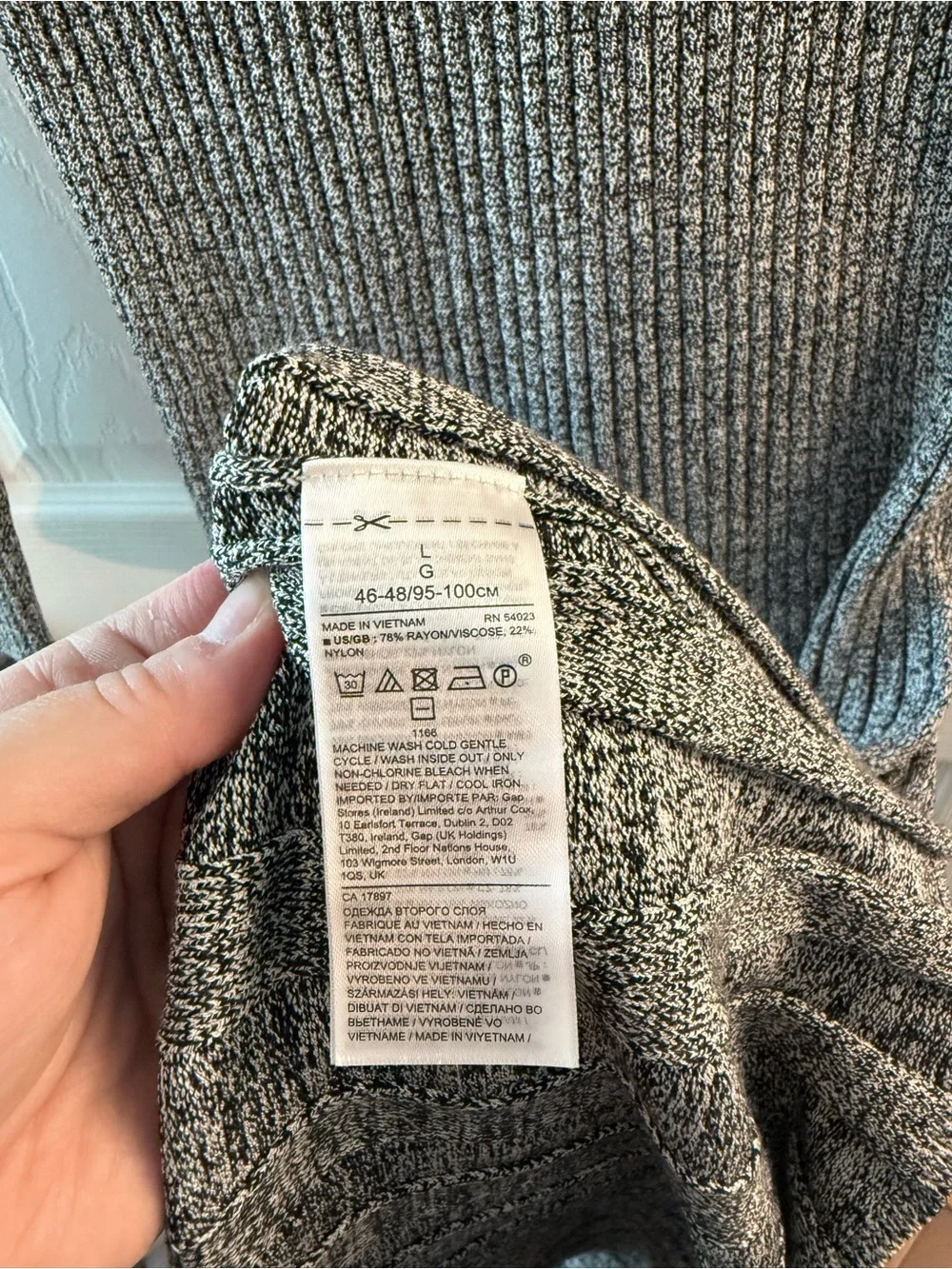 NWT! Banana Republic Slim Ribbed Knit Long Sleeve Dress Size Large